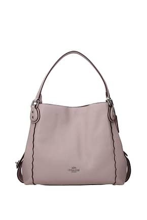 Coach Handbags Women Leather Pink