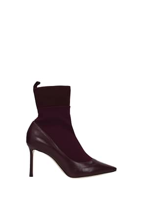Jimmy Choo Ankle boots brandon Women Leather Violet