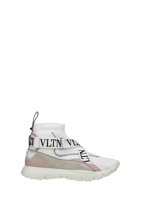 Valentino Garavani Sneakers Femme Tissu Blanc