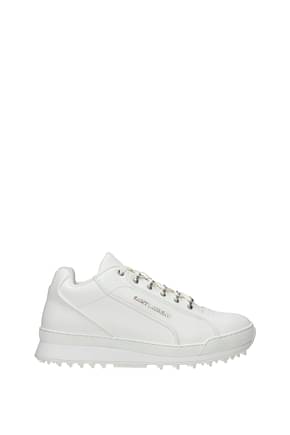 Saint Laurent Sneakers Men Leather White