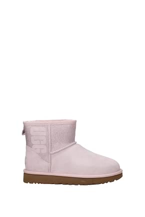 UGG Ankle boots classic mini Women Suede Pink