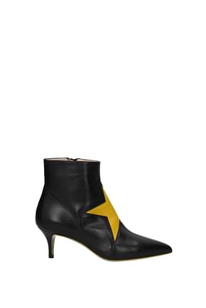 MSGM Ankle boots Women Leather Black
