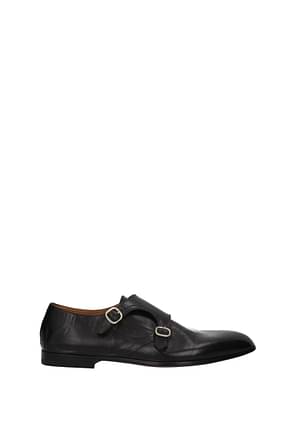 Doucal's Lace up and Monkstrap Men Leather Black