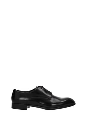 Doucal's Lace up and Monkstrap Men Leather Black