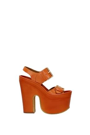 Stella McCartney Sandals cowper Women Eco Leather Orange