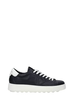 Philippe Model Sneakers Men Leather Blue White