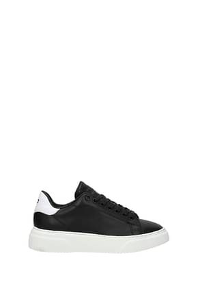 Philippe Model Sneakers temple Women Leather Black White