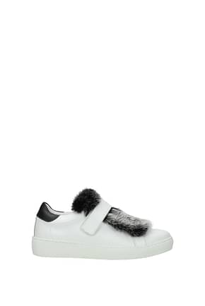 Moncler Sneakers lucie Women Leather White