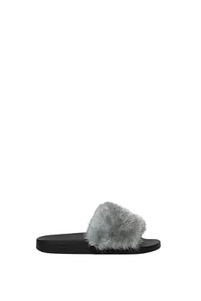 Givenchy Slippers and clogs Women Mink Silver