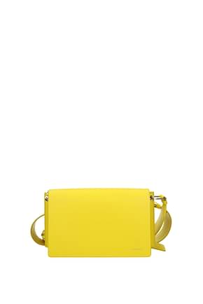Lanvin Crossbody Bag Women Leather Yellow
