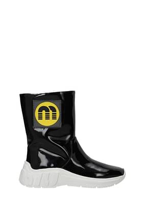 Miu Miu Ankle boots Women Patent Leather Black