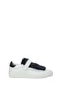 Moncler Sneakers lucie Women Leather White Blue