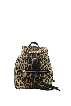 Moschino Backpacks and bumbags Women Fabric  Brown