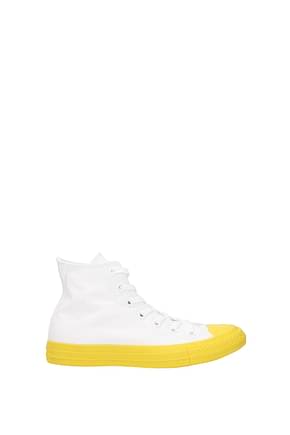 Converse Sneakers Women Fabric  White Yellow