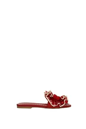 See by Chloé Tongs et Mules Femme PVC Rouge