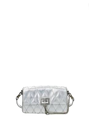 Givenchy Shoulder bags charm Women Fabric  Silver
