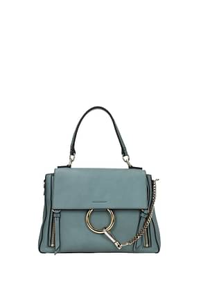 Chloé Handbags Women Leather Blue