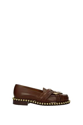 Chloé Loafers Women Leather Brown