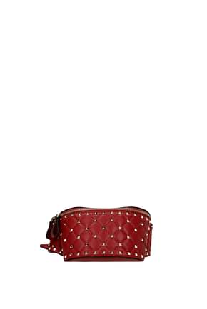Valentino Garavani Backpacks and bumbags rockstud Women Leather Red