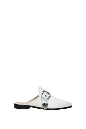 Stuart Weitzman Slippers and clogs ryan Women Leather White