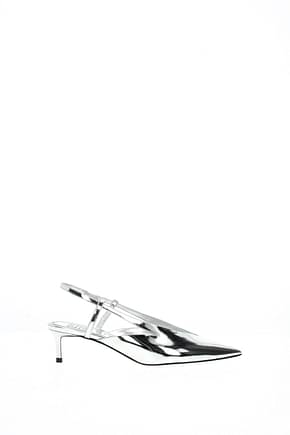 Givenchy Sandals show Women Polyamide Silver