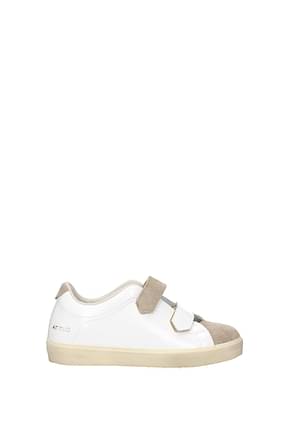 Leather Crown Sneakers atitud Women Patent Leather White