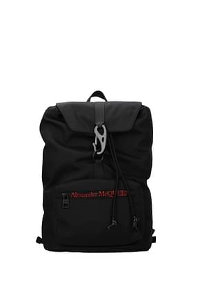 Alexander McQueen Backpack and bumbags Men Fabric  Black