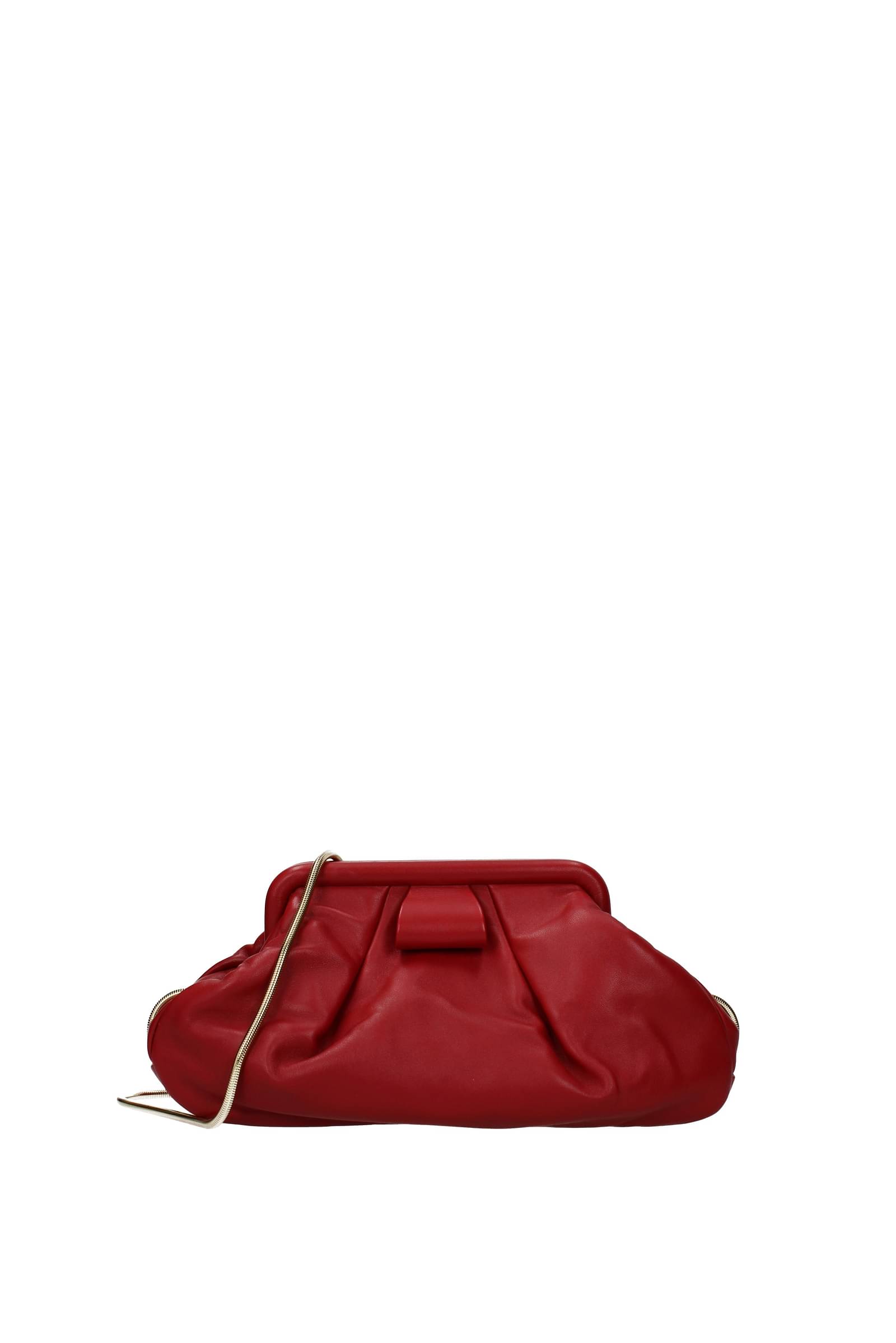 Womens Bags Clutches and evening bags Miu Miu Leather Handbag in Red 