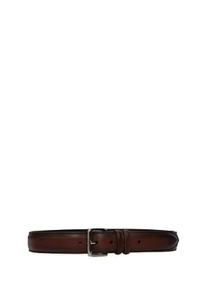 Orciani Regular belts Men Leather Brown