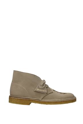 Palm Angels Ankle Boot clarks Men Suede Beige Sand