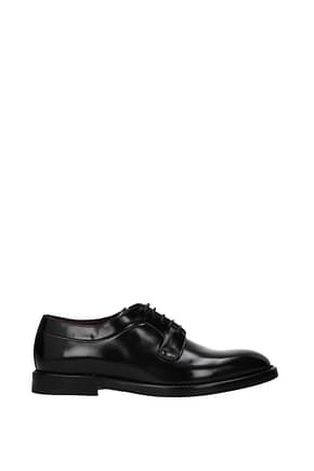 Dolce&Gabbana Lace up and Monkstrap giotto Men Leather Black