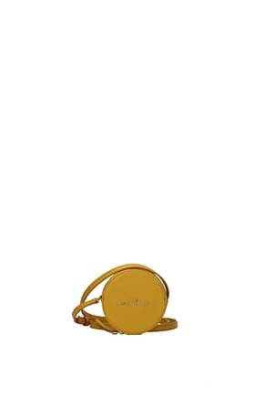 Marc Jacobs Crossbody Bag Leather Yellow Flax