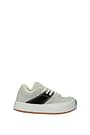 Palm Angels Sneakers Women Suede Gray
