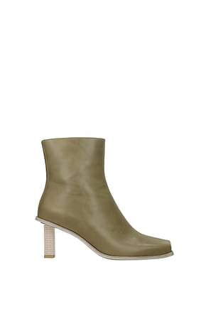 Jacquemus Ankle boots Women Leather Beige Beige