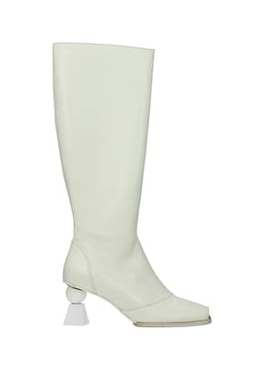 Jacquemus Boots Women Leather White
