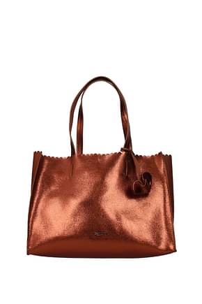 Pollini Shoulder bags Women Polyurethane Brown Leather
