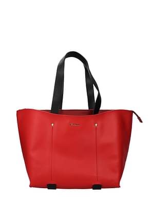 Pollini Shoulder bags Women Polyurethane Red Ruby