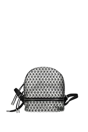 Pollini Backpacks and bumbags Women Polyurethane Silver