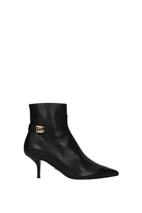 Dolce&Gabbana Ankle boots cardinale Women Leather Black