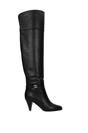 Dolce&Gabbana Boots Women Leather Black