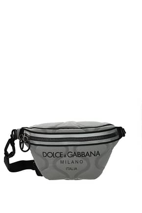Dolce&Gabbana Rucksäcke & Gürteltaschen Herren Stoff Silber
