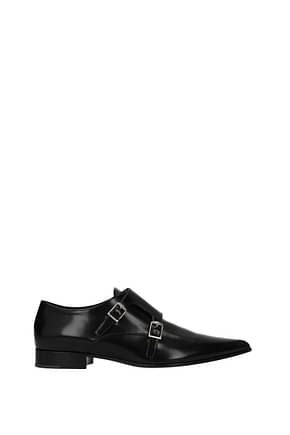 Christian Dior Lace up and Monkstrap Women Leather Black