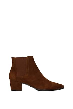 Unisa Ankle boots juanin Women Suede Brown Toast