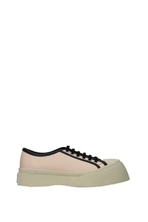 Marni Sneakers Women Leather Pink Pastel Pink