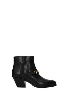 Gucci Ankle boots quentin Women Leather Black