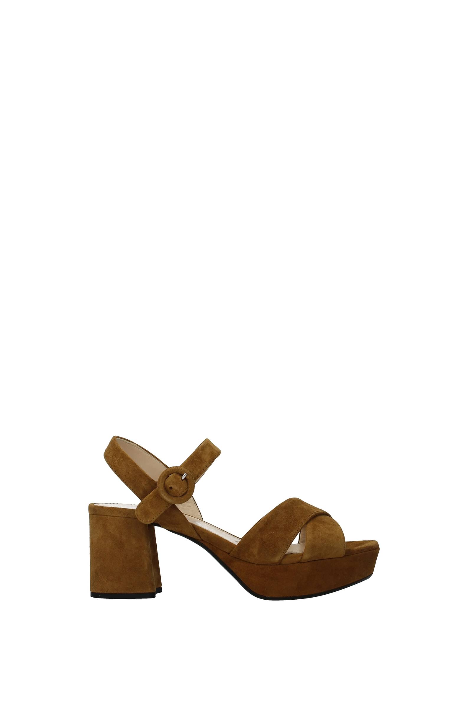 brown prada sandals