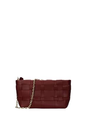 3.1 Phillip Lim Clutches Women Leather Red Pomegranate
