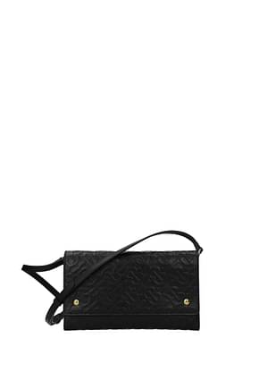 Burberry Clutches Women Leather Black