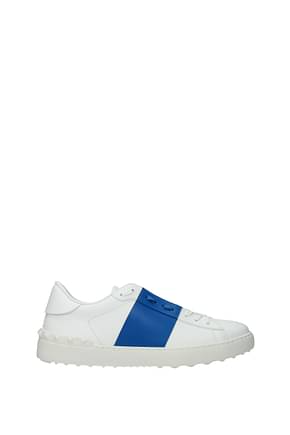 Valentino Garavani Sneakers Men Leather White Cobalt