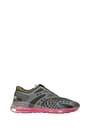 Gucci Sneakers Men Rubber Gray Fluo Pink